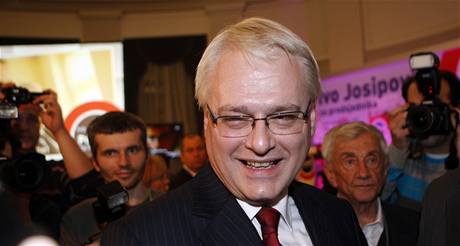 Kandidát na chorvatského prezidenta Ivo Josipovi